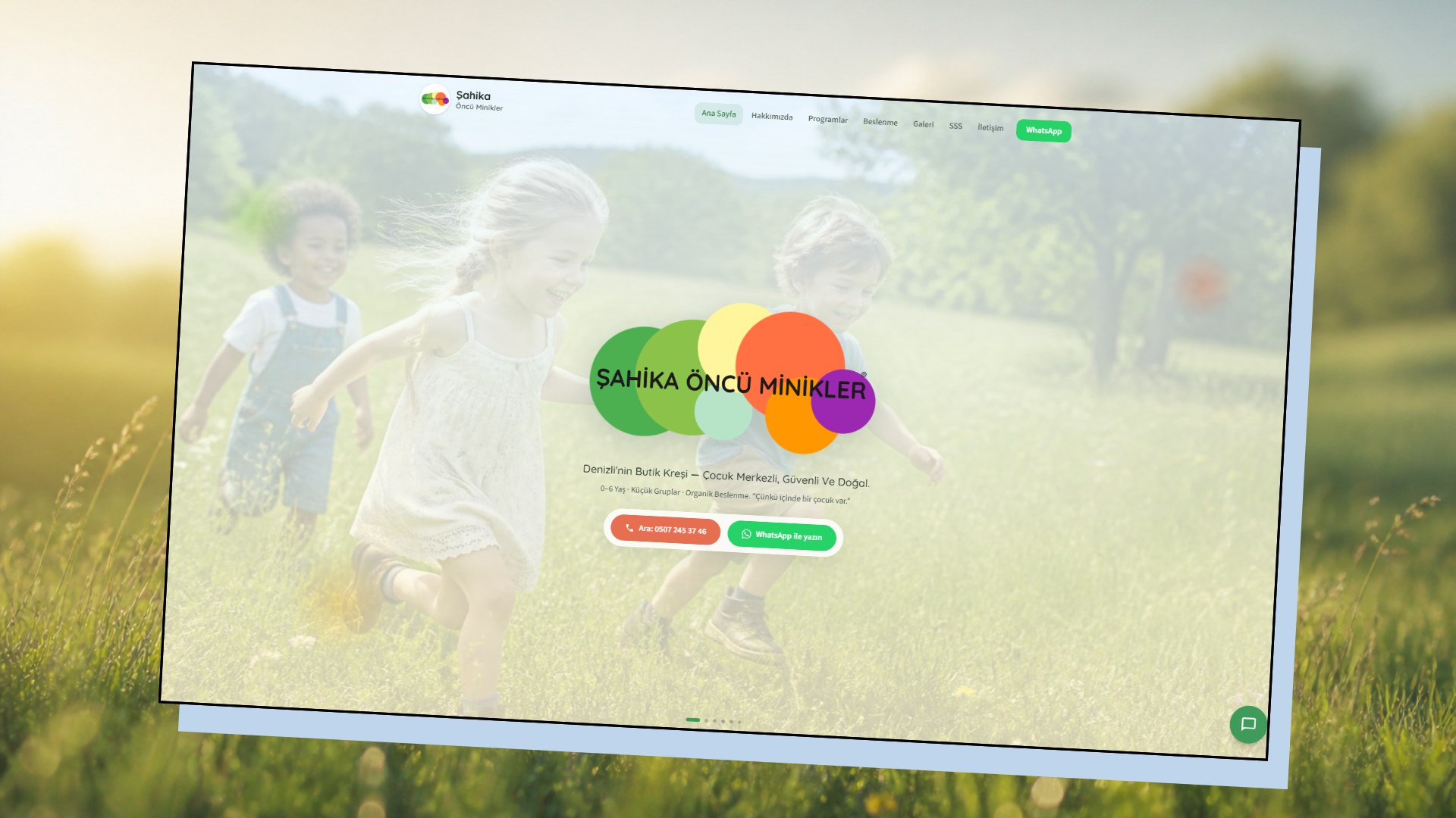 Şahika Öncü Minikler web sitesi